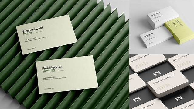 4116+ Stack of Textured Business Cards PSD Mockup Free Premium Photoshop Template Download