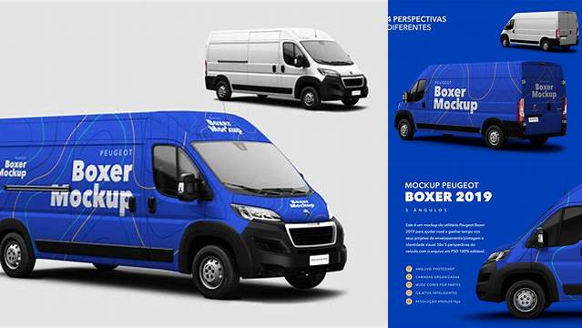 4118+ Peugeot Boxer Mockup For Free Download