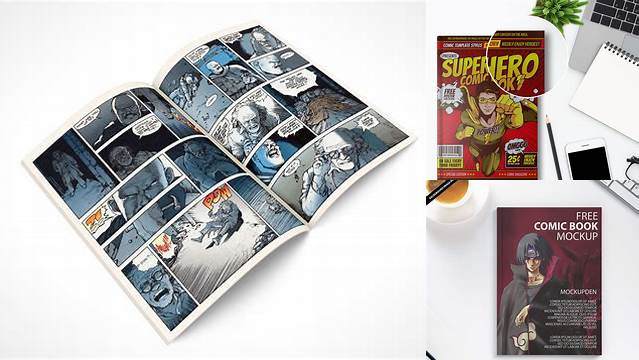 4119+ Comic Book Mockup PSD Free Download