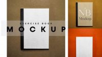 4121+ Exercise Book Mockup Premium Free Graphic Resource