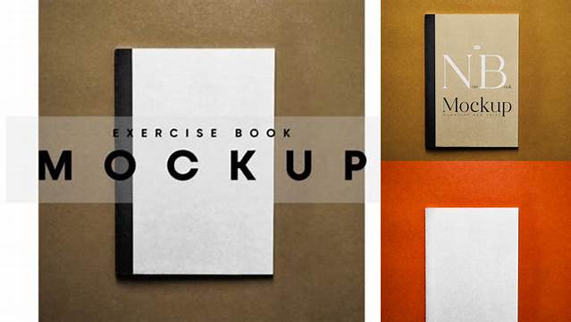 4121+ Exercise Book Mockup Premium Free Graphic Resource