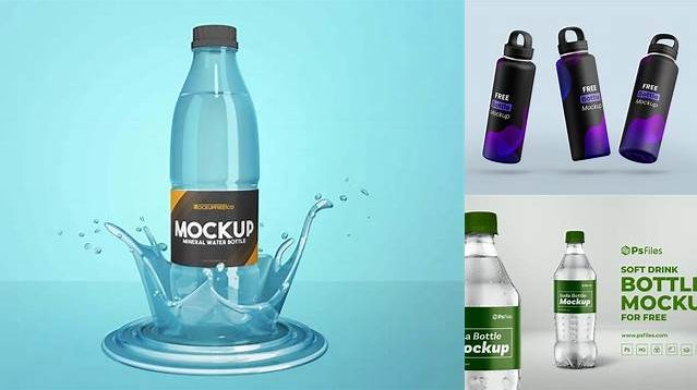 4128+ Drink Bottle PSD Mockup Professional PSD Mockup