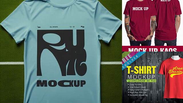 4131+ Mockup Kaos Coreldraw PSD Free Download