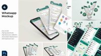 4134+ Whatsapp Mockup Psd Free Download Include TIFF