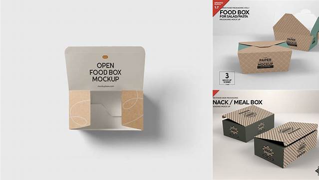 4136+ Food Box Free Mockup Digital Download