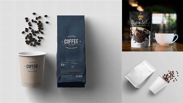 4139+ Coffee Packaging Mockup Psd Free Download Creative Design File