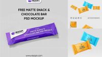 414+ Matte Candy PSD Mockup Elegant Free Graphic Resource