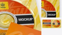 4140+ Open Digipak PSD Mockup Top View Download Premium Free PSD