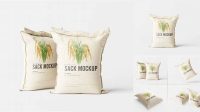 4148+ Rice Sack Mockup Psd Free Download Include TIFF