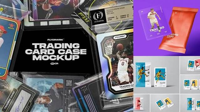 4148+ Sports Trading Cards PSD Mockup Free PSD for Designers