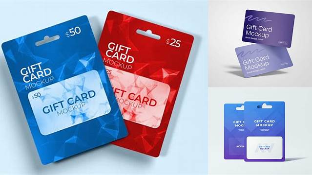 4149+ Gift Card Mockup PSD Download