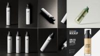 415+ Airless Pump Bottle Mockup Free Editable PSD