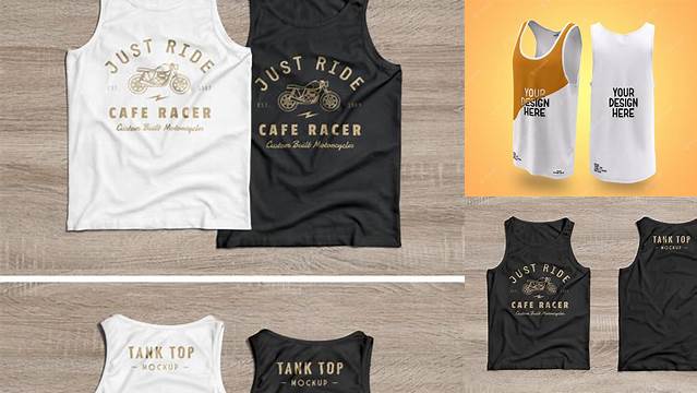 415+ Melange Tank Top PSD Mockup Front View Custom Mockup PSD for Free