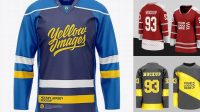 4153+ Ice Hockey Jersey Mockup Free Hight Resolution