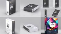 4153+ Software Box Mockup Downloadable PSD Design Template