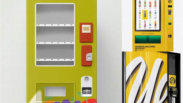 4155+ Soda Machine PSD Mockup High Resolution