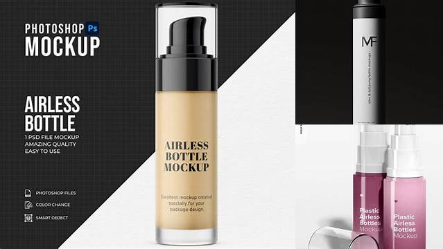 4157+ Airless Bottle Mockup Free PSD Free Download