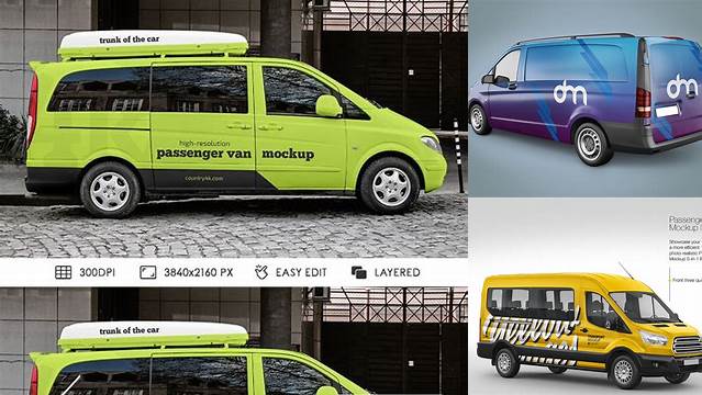 4159+ Passenger Van Mockup Free Download PSD Now