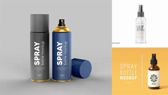 4159+ Spray with Clear Cap PSD Mockup Download Free Editable PSD Template