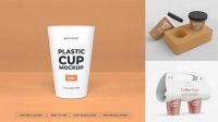 416+ Clear Cup with Holder PSD Mockup Custom Mockup Graphic Design