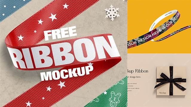 4163+ Branding Ribbon Mockup Free Easy Editable