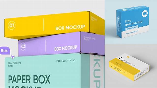 4171+ 3d Box Mockup Generator Free PSD Free Download