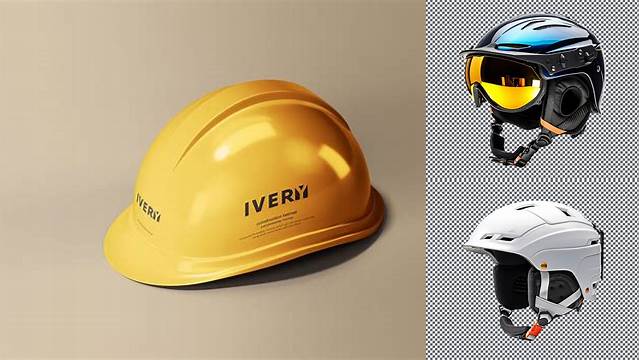 4171+ Ski Helmet PSD Mockup Front View Digital Resource Free Download