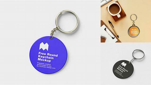 4178+ Acrylic Keychain Mockup Include TIFF