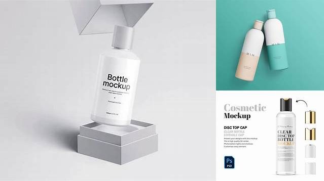 418+ Cosmetic Bottle PSD Mockup Front View Unique and Editable PSD