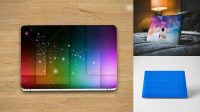 4180+ Laptop Skin Mockup Free Professional PSD Resource