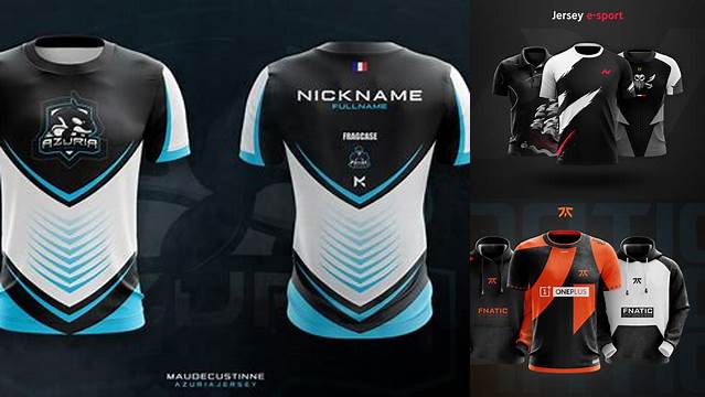 4185+ Jersey Esport Team Mockup High-Quality PSD Files