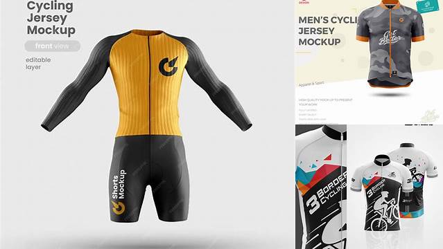 4186+ 3d Cycling Jersey Mockup Free Professional Quality PSD Freebie