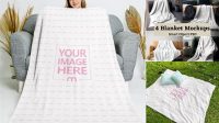 4199+ Blanket Mockup High-End Layered Mockup Free