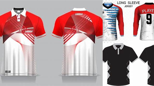 420+ Template Jersey Polos Cdr Easy Editable