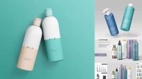 4204+ Opened Cosmetic Glossy Bottle PSD Mockup Modern PSD Templates