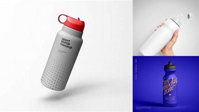 4205+ Sport Bottle Mockup Free Digital Download