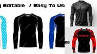 421+ Rash Guard Mockup Editable Photoshop File