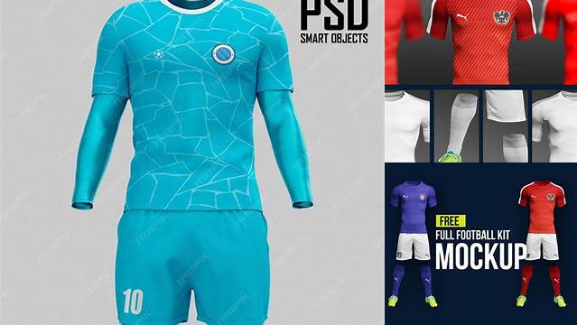 4211+ Soccer Kit Mockup Psd Free Download Editable PSD File