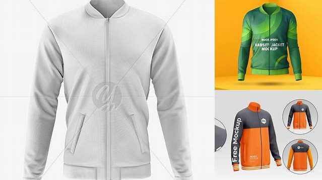 4212+ Sports Jacket Mockup Free Easy Editable