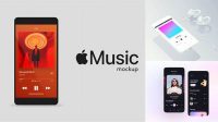 4217+ Apple Music Mockup Psd Free PSD Download