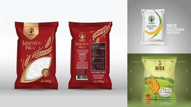 422+ Rice Package Mockup For Free Download