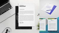 4222+ Mockup Papel Timbrado Editable Design File