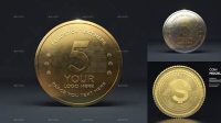 4228+ Gold Coin Mockup Psd Free Mockup PSD Free Download