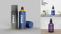 4229+ Pocket Spray Mockup Exclusive Free PSD