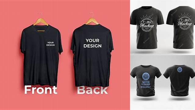 4233+ T-shirt Mockup Front And Back Smart Editable Design Mockup