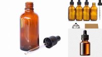 4234+ 50ml Dark Amber Glass Dropper Bottle High-Resolution Graphic