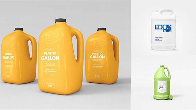 424+ Gallon Mockup Free Editable Mockup PSD