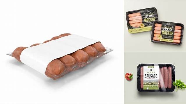 4240+ Sausage Packaging Mockup Free Download Smart PNG Image