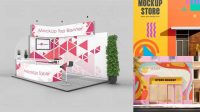 4243+ Pop Up Store Mockup PSD Download