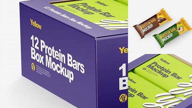 4243+ Protein Bar Box Mockup For Free Download